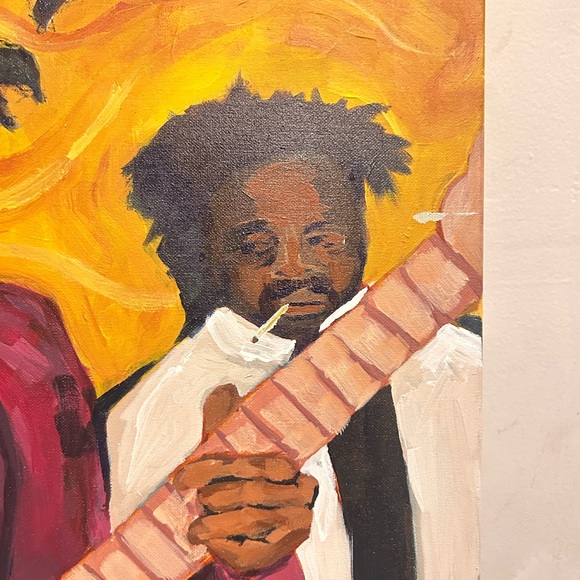 “ Lost in the Music” 20x20 Acrylic painting - Picture 2 of 3